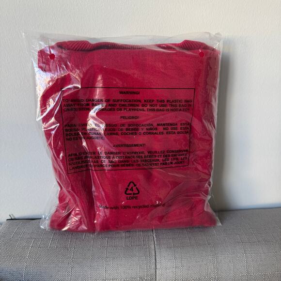 The Childrens Place Outlet Cotton V-Neck Long Sleeve Sweater Red14 NWT - Picture 3 of 3